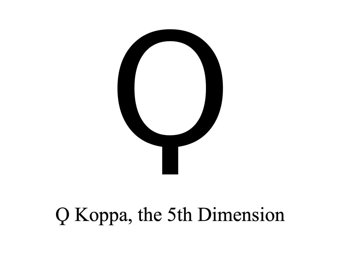 Q : Ϙ KOPPA&nbsp;(En+Es)